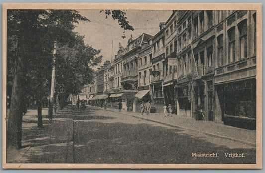 NETHERLANDS MAASTRICHT VRIJTHOF ANTIQUE POSTCARD