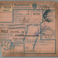 AUSTRIA YUGOSLAVIA ANTIQUE 1930 BEGLEITADRESSE BULLETIN D'EXPEDITION PARCEL CARD