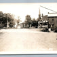 FOXCRORT ME TEXACO GAS STATION MAIN STREET VINTAGE REAL PHOTO POSTCARD RPPC