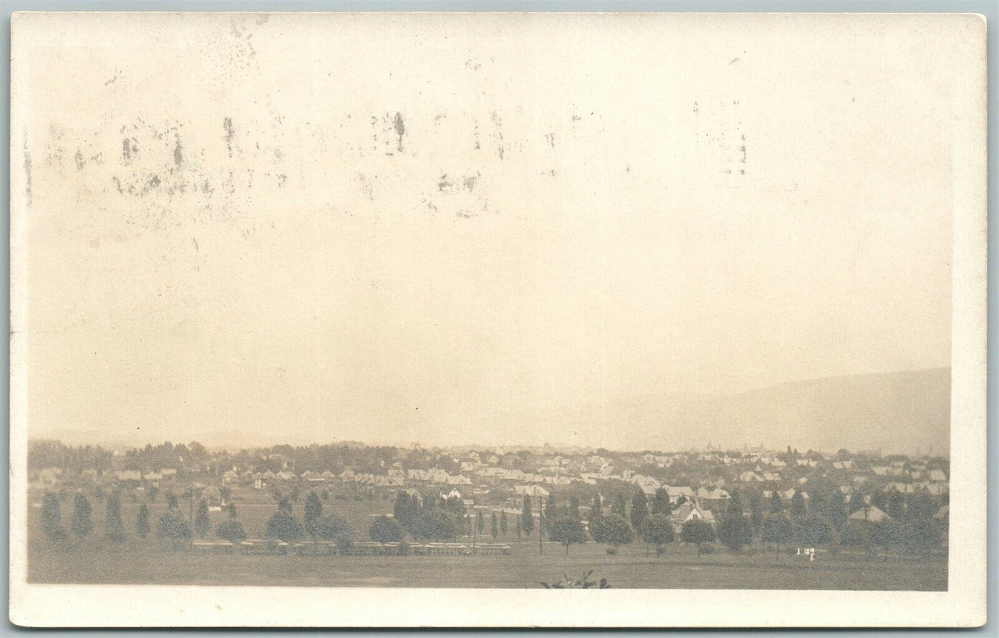 LOCK HAVEN PA 1908 ANTIQUE REAL PHOTO POSTCARD RPPC