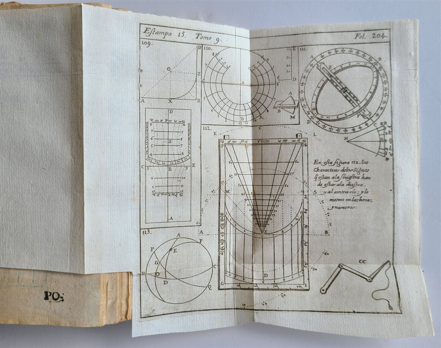 1727 MATHEMATICS in SPANISH Compendio mathematico antique ASTROLOGIA GNOMONICA