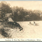 HENDERSON MN EXAGGERATED FISHING 1917 ANTIQUE REAL PHOTO POSTCARD RPPC