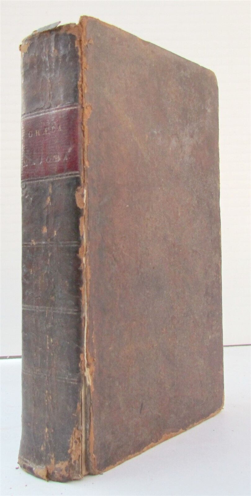 1819 GREEK CLASSICS COMMENTARY antique Analekta Ell-Enika Meizona AMERICANA