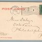 TITUSVILLE PA MAIN STREET ANTIQUE POSTCARD