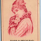 LANCASTER PA FLINN & BRENEMAN STOVES ANTIQUE ADVERTISING VICTORIAN TRADE CARD