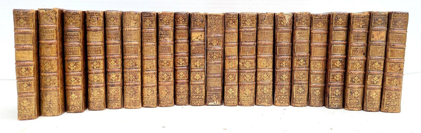 1774 NATURAL HISTORY by BUFFON 21 volumes antique ILLUSTRATED w/ 284 PLATES