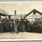 SOUTH SUDBURY MA LITTLE BIT OF SWEDEN CAFE ANTIQUE REAL PHOTO POSTCARD RPPC
