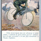 SOLDIER on BICYCLE MILITARY THEME ARTIST SIGNED ITALIAN ANTIQUE POSTCARD