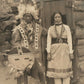 AMERICAN INDIAN NAVAJO HOGAN PUEBLO CA-PING ANTIQUE REAL PHOTO POSTCARD RPPC CO