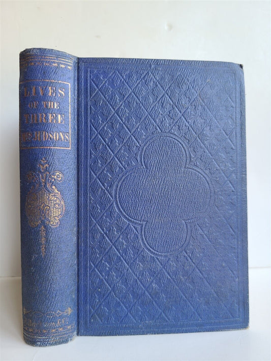 1857 THE LIVES of Mrs. ANN SARAH & EMILY .JUDSON MISSIONARIES in BURMAH antique