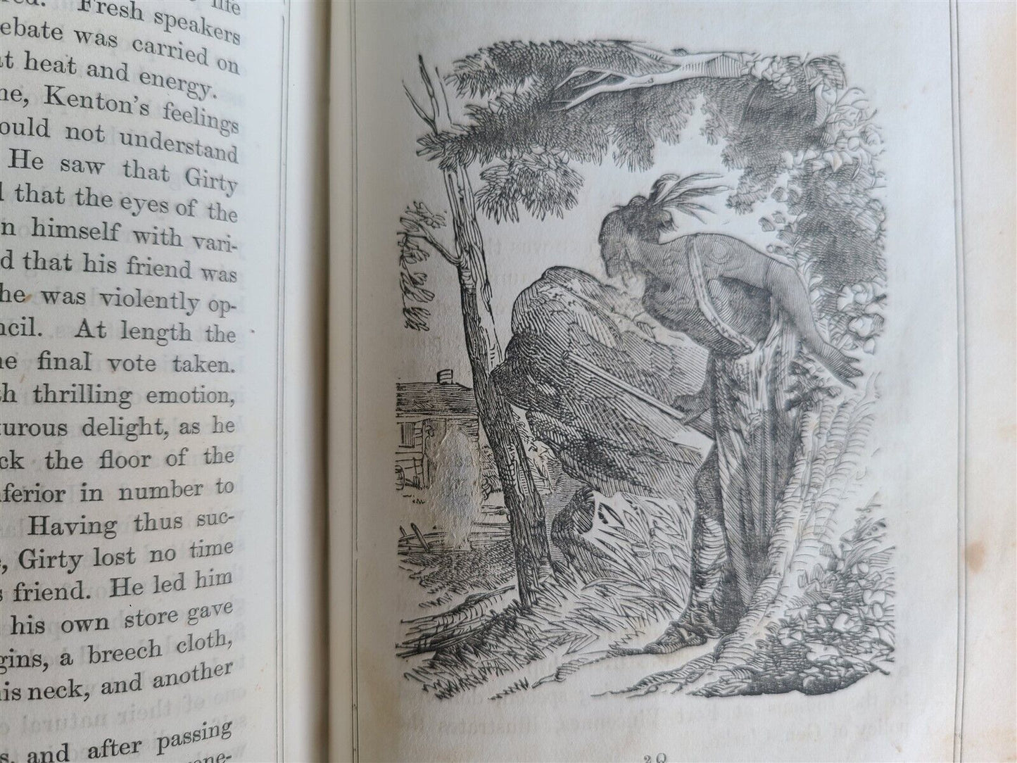 1855 TRILLING ADVENTURES AMONG INDIANS JOHN FROST antique ILLUSTRATED AMERICANA