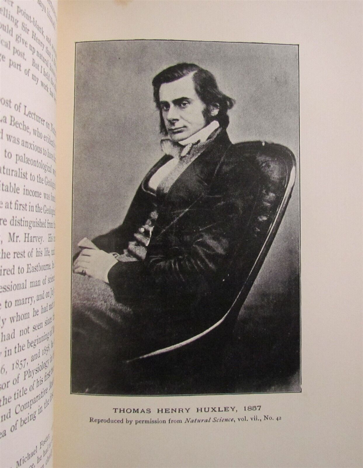 1900 THOMAS HENRY HUXLEY SKETCH OF HIS LIFE & WORK P. CHALMERS MITCHELL antique