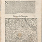 1575 NORDGAU GERMANY VIEW LEAF from BELLEFOREST EDITION of MUNSTER COSMOGRAPHY