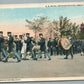 GREAT LAKES IL US NAVAL TRAINING STATION ANTIQUE POSTCARD SAILORS ENROUTE