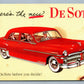 DE SOTO CAR VINTAGE ADVERTISING POSTCARD