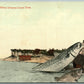 EXAGGERATED FISHING ANTIQUE 1913 POSTCARD