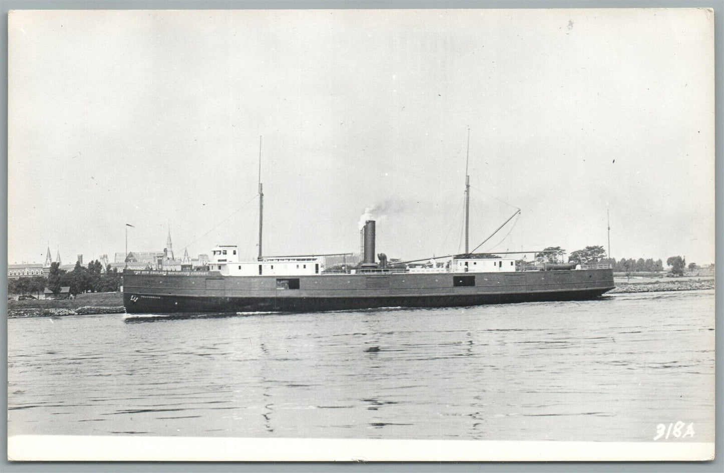 PEQUONNOCK STEAMBOAT VINTAGE REAL PHOTO POSTCARD RPPC