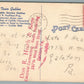 ATLANTIC GAS STATION GALETON PA ELECTRICAL RADIO ADVERTISING VINTAGE POSTCARD