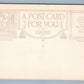 UNCLE SAM TO A SOLDIER FRIEND WWI ANTIQUE POSTCARD PATRIOTIC