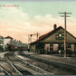 FRANKLIN NH RAILROAD STATION RAILWAY DEPOT ANTIQUE POSTCARD