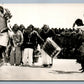 AMERICAN HOPI INDIANS EAGLE DANCE VINTAGE REAL PHOTO POSTCARD RPPC