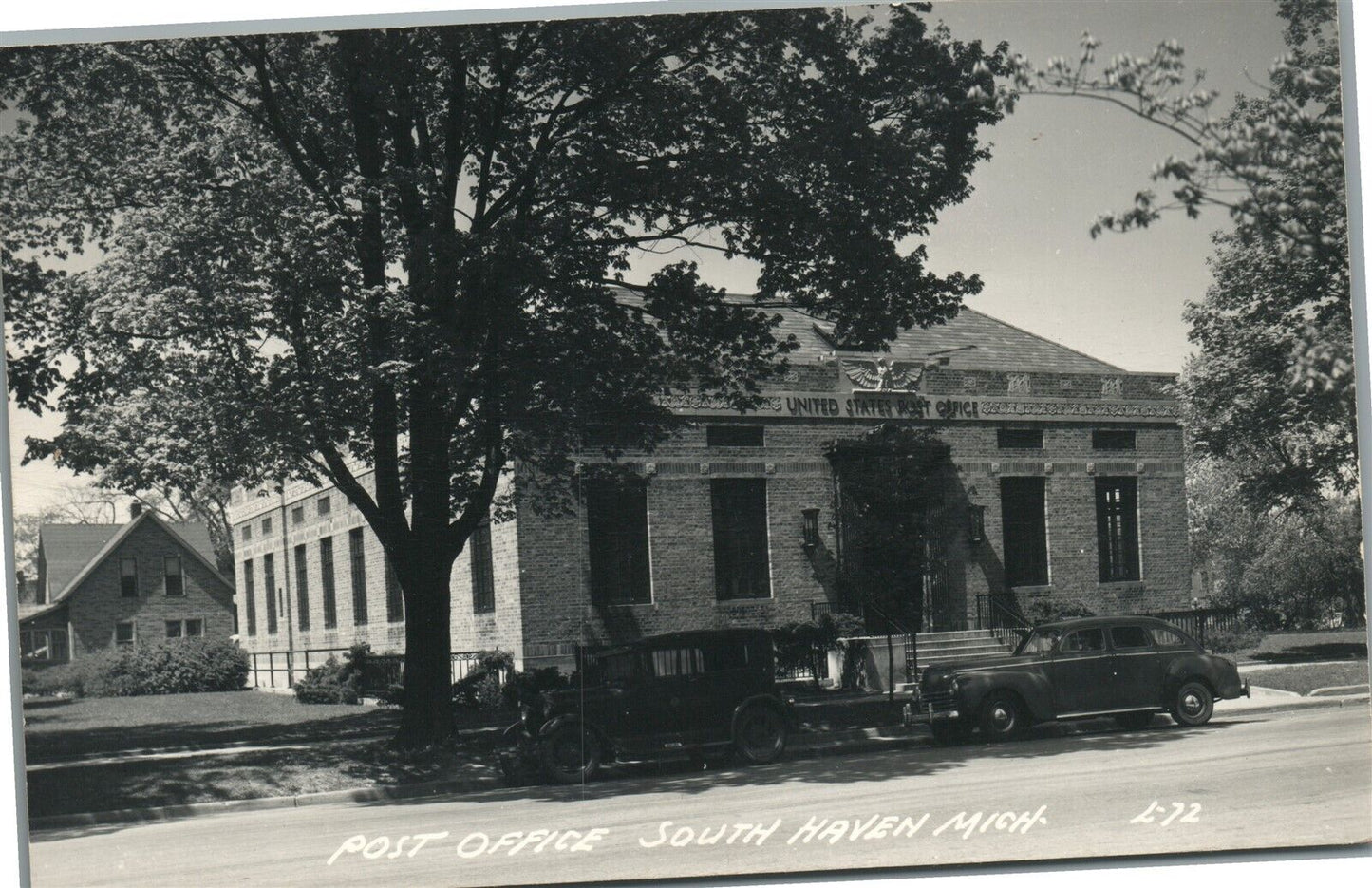 SOUTH HAVEN MI POST OFFICE VINTAGE REAL PHOTO POSTCARD RPPC