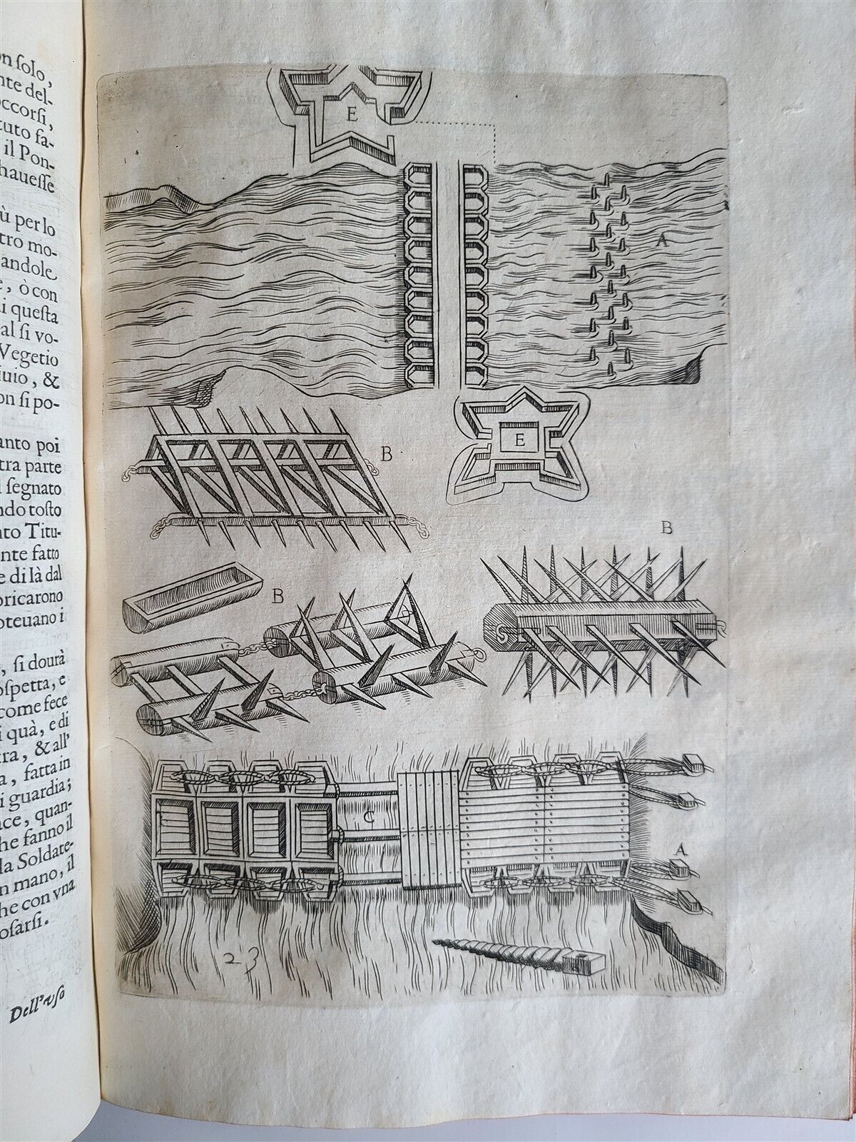 1654 ILLUSTRATED MILITARY FORTIFICATIONS DIFESA ET OFFESA DELLE PIAZZE antique