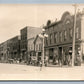 CHATEAUGAY NY MAIN STREET ANTIQUE REAL PHOTO POSTCARD RPPC