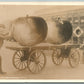 EXAGGERATED APPLE ANTIQUE PHOTO POSTCARD RPPC SOUTHERN PACIFIC EXPRESS TRAIN