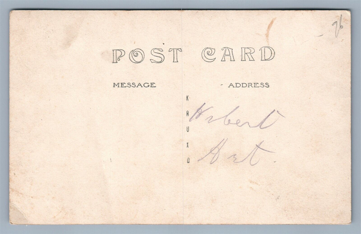 YOUNG HORSEMEN AT THE BARN ANTIQUE REAL PHOTO POSTCARD RPPC