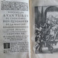 1716 DON QUIXOTE DE LA MANCHE 2 VOLS antique ILLUSTRATED RARE FRENCH EDITION