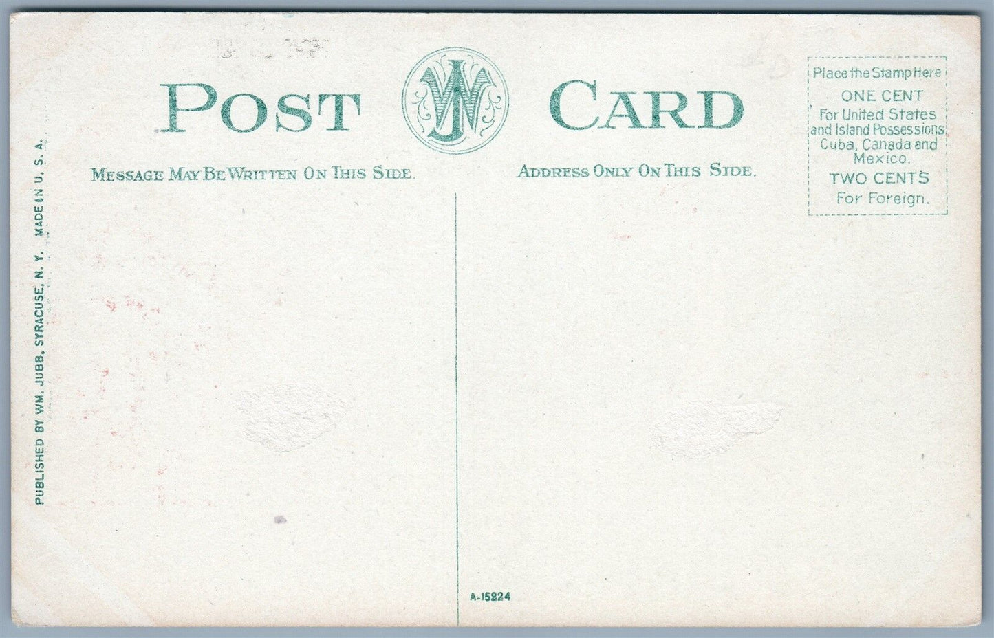 FULTON NY FIRST STREET ANTIQUE POSTCARD