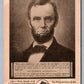 NEWARK NJ PRUDENTIAL INSURANCE ADVERTISING ANTIQUE POSTCARD w/ LINCOLN