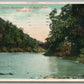 NORWALK OH HURON RIVER NEAR WEST MAIN STREET ANTIQUE POSTCARD