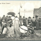 SIOUX INDIANS DANCE ANTIQUE PRIVATE POSTCARD