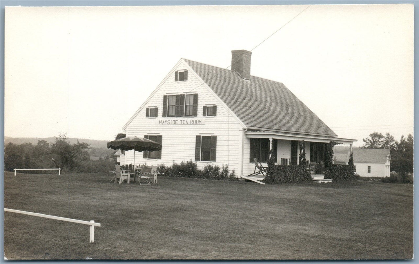 ASHVILLE NY WAYSIDE TEA ROOM ANTIQUE REAL PHOTO POSTCARD RPPC