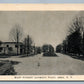 ALDEN NY MAIN STREET LOOKING WEST 1921 ANTIQUE POSTCARD
