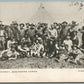 PINE CAMP NY E COMPANY ENGINEERS CORPS ANTIQUE POSTCARD