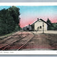 BANTAM CT RAILROAD STATION ANTIQUE POSTCARD railway depot
