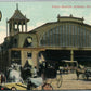 ATLANTA GA RAILROAD STATION RAILWAY DEPOT ANTIQUE POSTCARD w/PATRIOTIC SONG TEXT