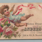 PHILADELPHIA PA ANDERSON'S OLD STAND ADVERTISING ANTIQUE TRADE CARD