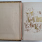 1880s PHOTO ALBUM VICTORIAN antique w/ decorative binding w/CDV 50 photos