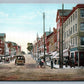 BANGOR ME MAIN STREET UNDIVIDED ANTIQUE POSTCARD