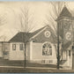 PENNSYLVANIA CHURCH 1909 ANTIQUE REAL PHOTO POSTCARD RPPC
