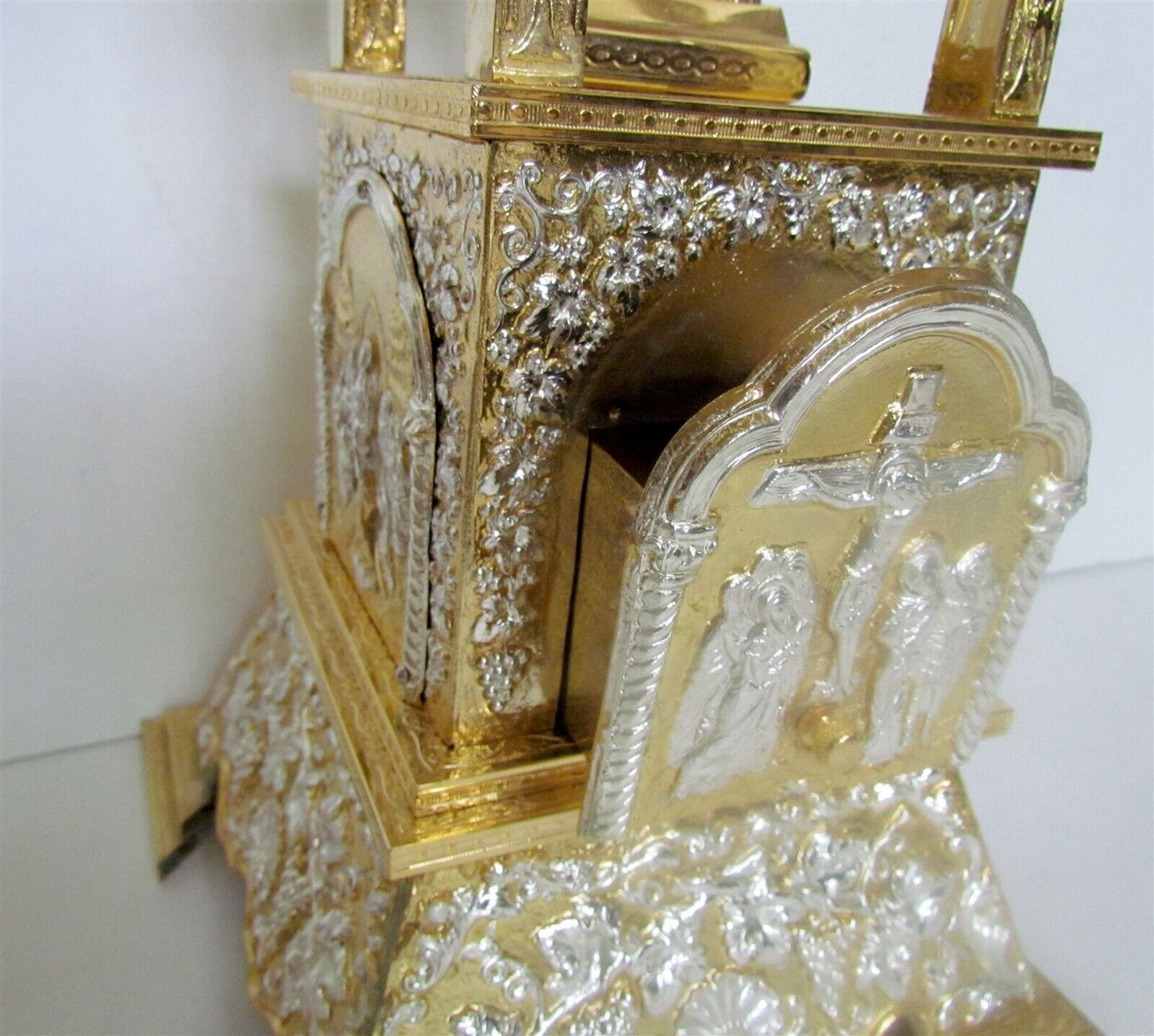 GREEK RUSSIAN ORTHODOX CHURCH LARGE RELIQUARY centerpiece