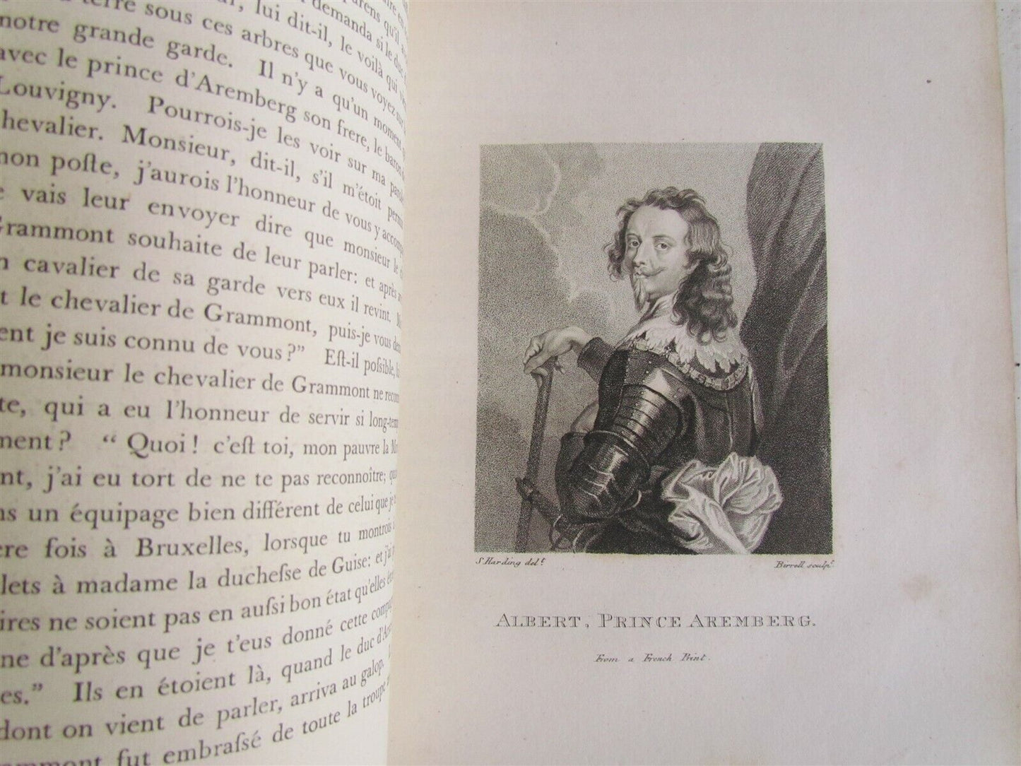 MEMOIRES du COMTE DE GRAMMONT 18th century antique Antoine Hamilton ILLUSTRATED