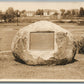 WESTBROOK MA RIVERBANK PARK MEMORIAL PLAQUE ANTIQUE REAL PHOTO POSTCARD RPPC