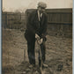 CABBAGE PLANTING ANTIQUE REAL PHOTO POSTCARD RPPC