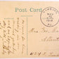 1912 ANTIQUE POSTCARD PUBLIC SCHOOL HAMBURG PA