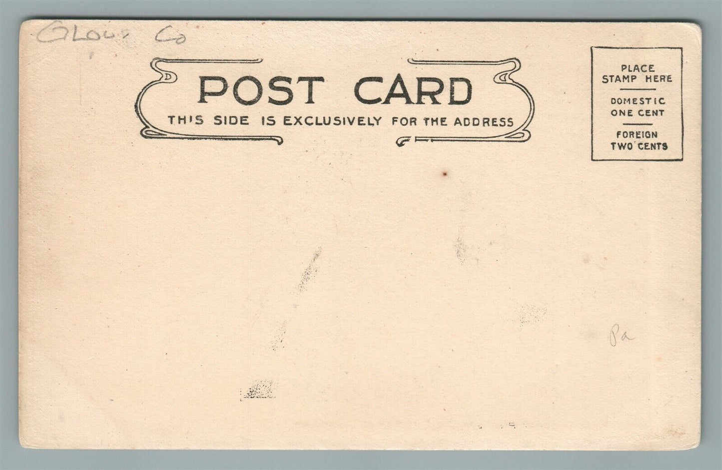 GLASSBORO NJ METHODIST PROTESTANT CHURCH ANTIQUE POSTCARD